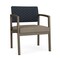 Lesro Lenox Steel Wide Guest Chair Metal Frame, Bronze, RS Night Sky Back, MD Farro Seat LS1201 - alternate 1